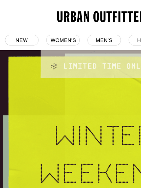 urbanoutfitters newsletter: On Sale Now: Graphics, Decor, Denim & More