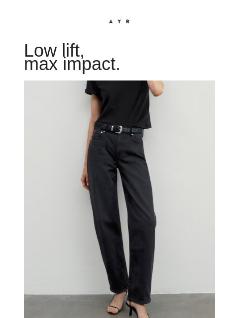 ayr newsletter: coolest jean in your closet