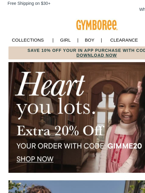 gymboree newsletter: Your Exclusive Look at NEW Fits 👀👗🌼 + Extra 20%...