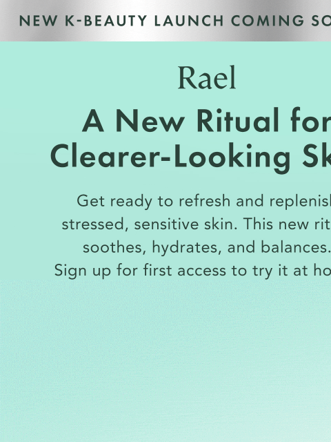 getrael newsletter: Advanced Mask Care, Coming Soon ✨