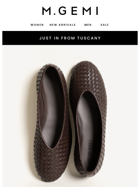 mgemi newsletter: Our New Handwoven Flat Is Here!