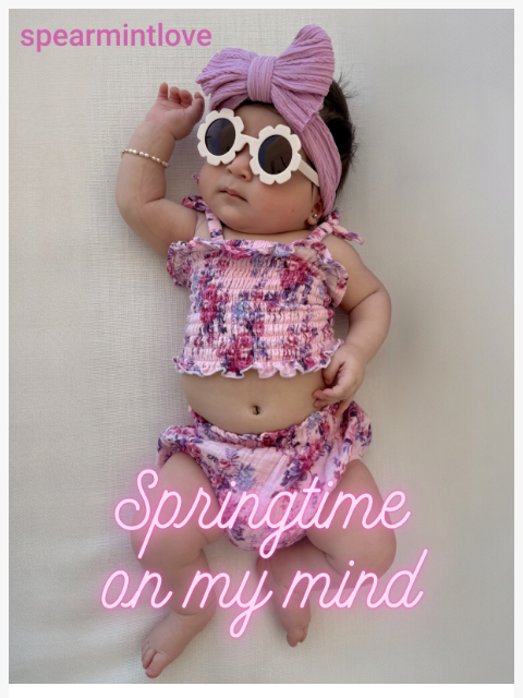 spearmintlove newsletter: Springtime on my Mind 🌤️