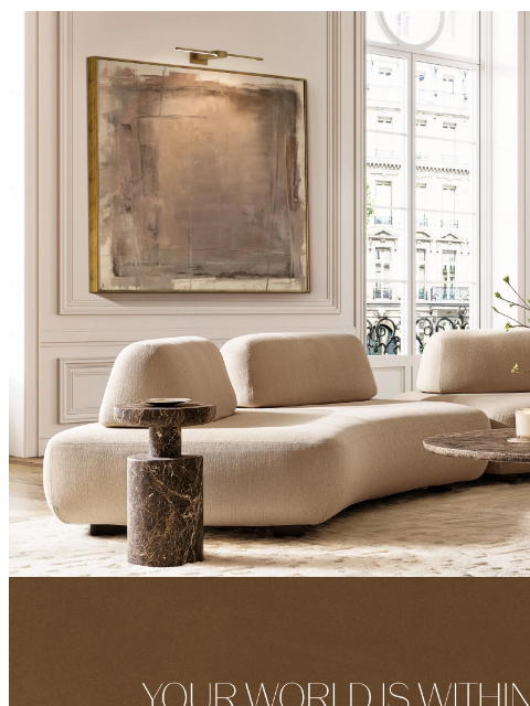 rh newsletter: Custom Design, Tailored to Your Home