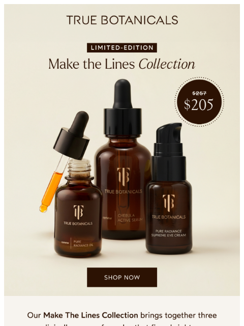 truebotanicals newsletter: 3 Icons, 1 New Set