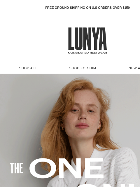 lunya newsletter: THE COTTONSILK™ HENLEY, NOW ON SALE