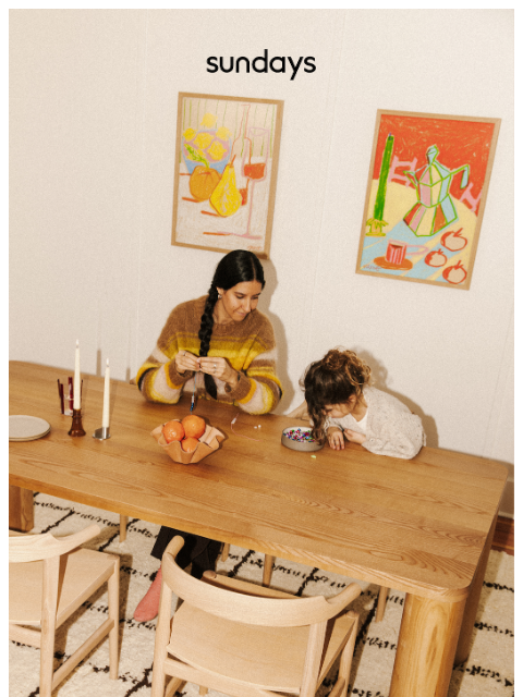 sundays-company newsletter: Must See: The Field Dining Table