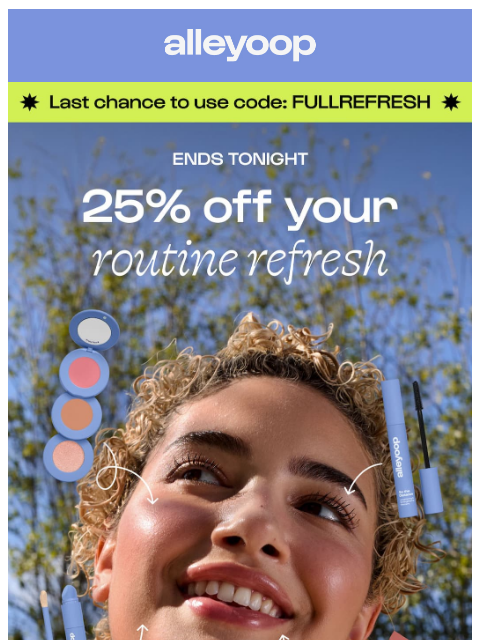 meetalleyoop newsletter: Your refresh offer ends tonight 🕒