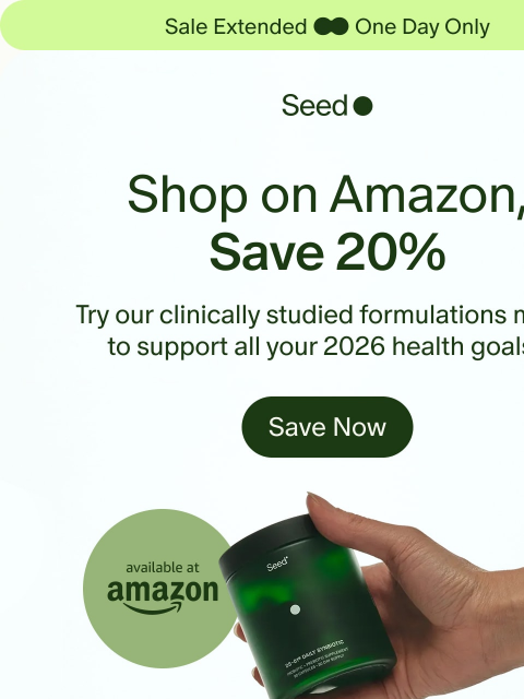 seed newsletter: One more day to save.