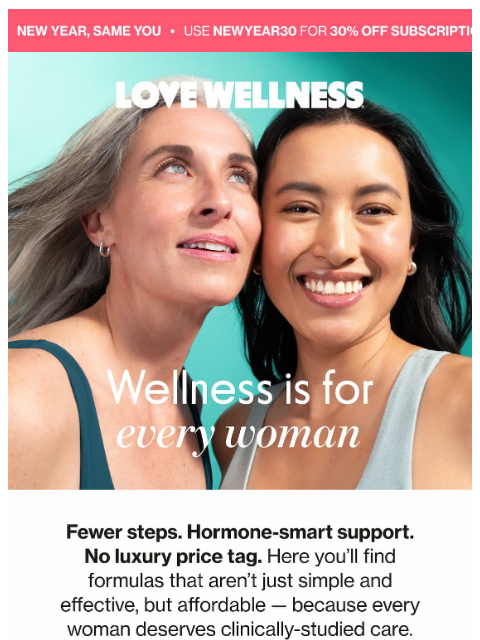 lovewellness newsletter: High standards, not high prices