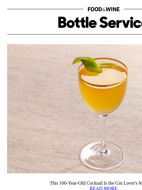 foodandwine newsletter: This 100-Year-Old Cocktail Is the Gin Lover's Marg...