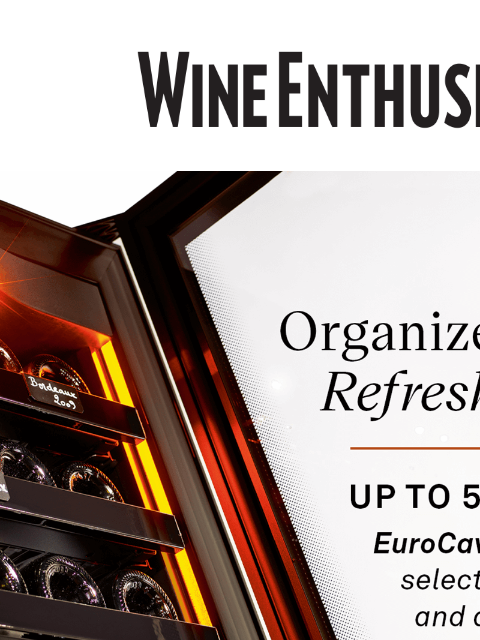 wineenthusiast newsletter: Time for a Cellar Audit?  🗒️🍷