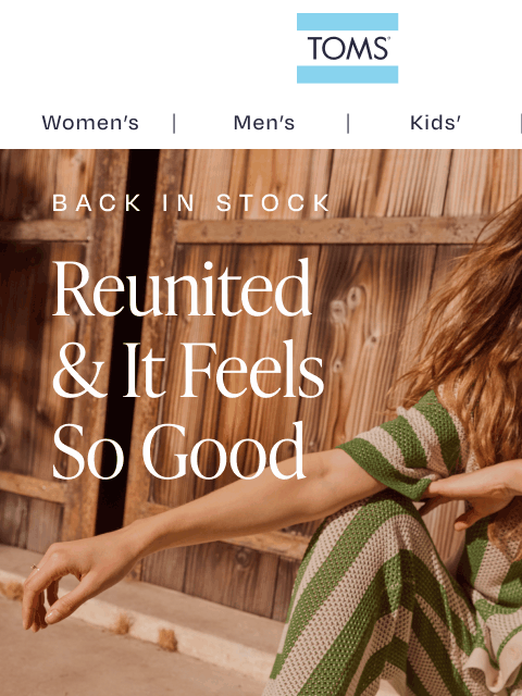 toms newsletter: Back In Stock! Rope Sole Espadrilles