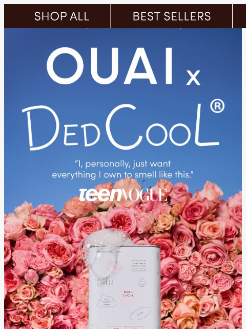 theouai newsletter: “Want everything I own to smell like this”