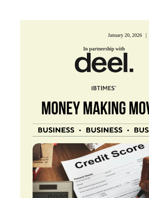 beehiiv newsletter: Could Your Credit Score Secretly Be Costing You Jo...