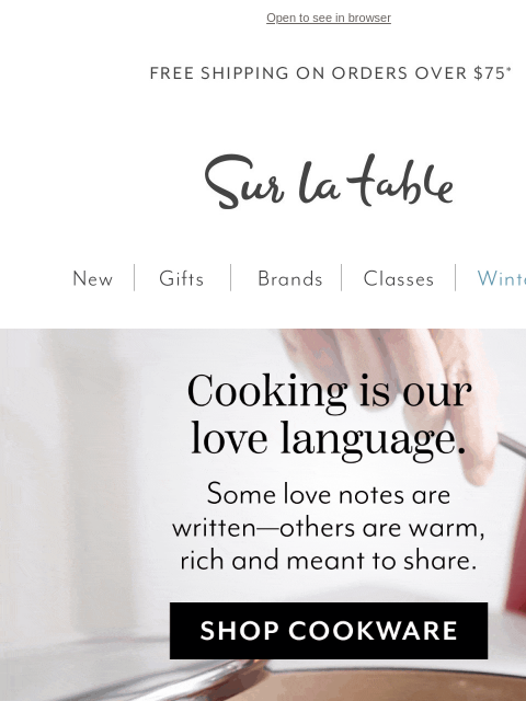 surlatable newsletter: 💌 Turn every meal into a love letter.