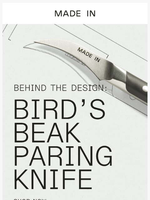 madeincookware newsletter: 🎥 Behind the Design: The Famous Bird's Beak Parin...