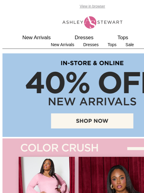 ashleystewart newsletter: Our current color obsession 🎀🩷👛