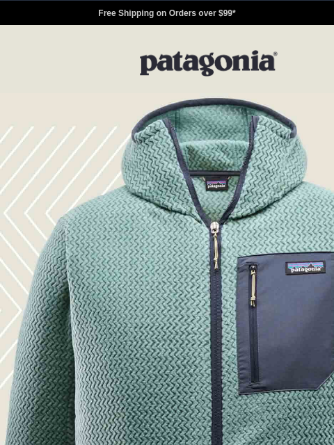 patagonia newsletter: R1 fleece: breathable, technical warmth