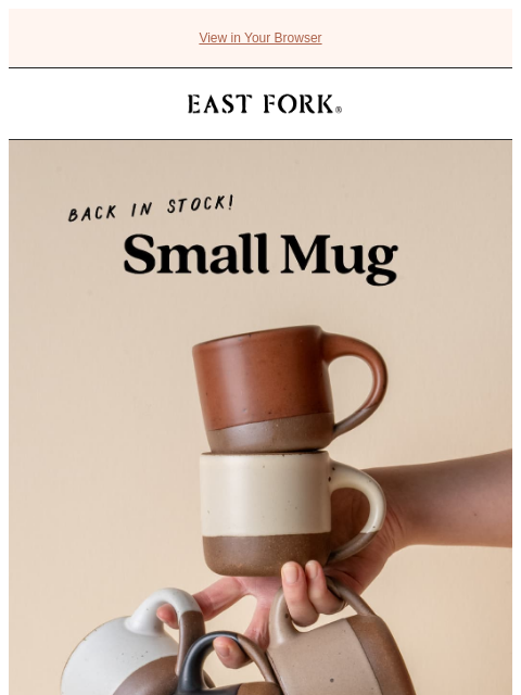 eastfork newsletter: We've restocked some favorites