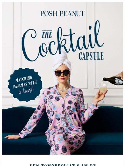 poshpeanut newsletter: 🍾✨ New Tomorrow: The Cocktail Capsule