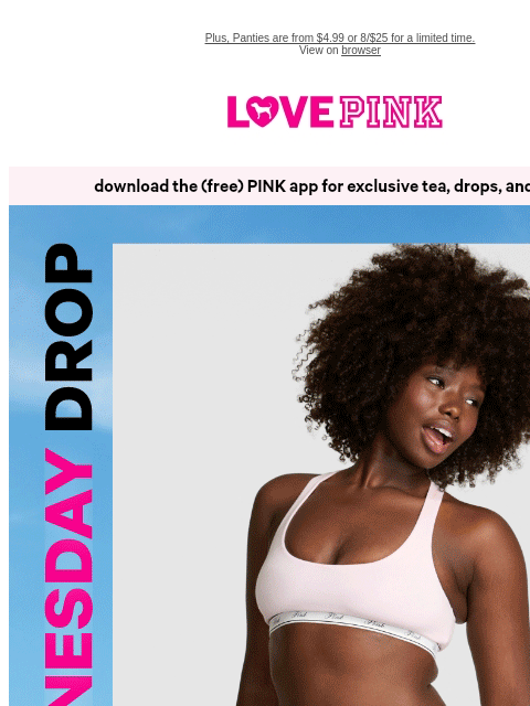 vspink newsletter: Brand-New Fleece Just Dropped