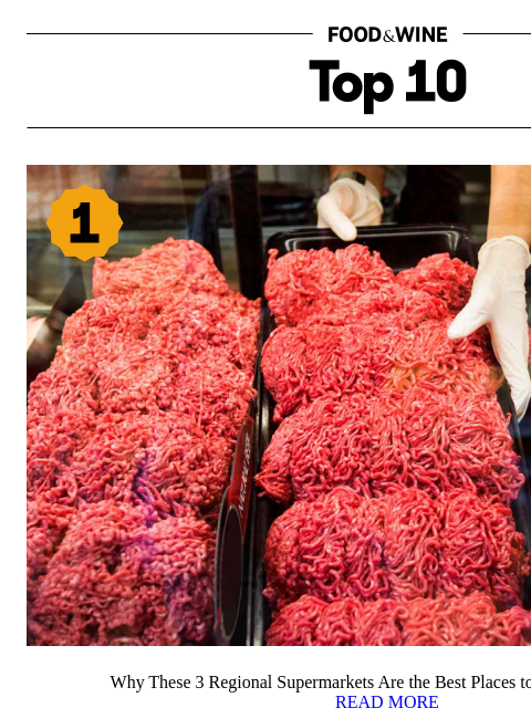 foodandwine newsletter: The Best Grocery Stores to Buy Ground Beef