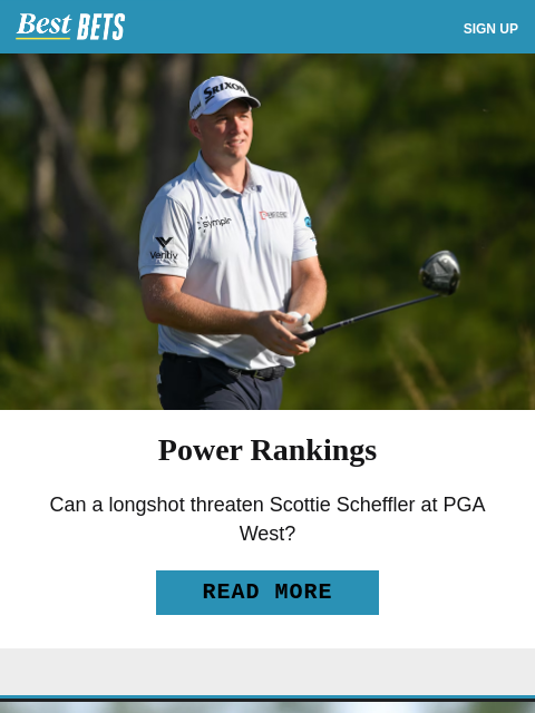 golfdigest newsletter: Our experts’ picks for the AMEX