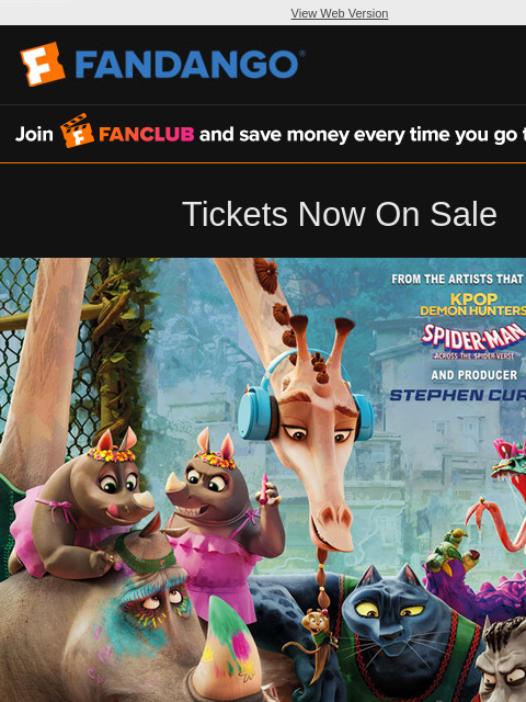 fandango newsletter: Get Tickets For GOAT