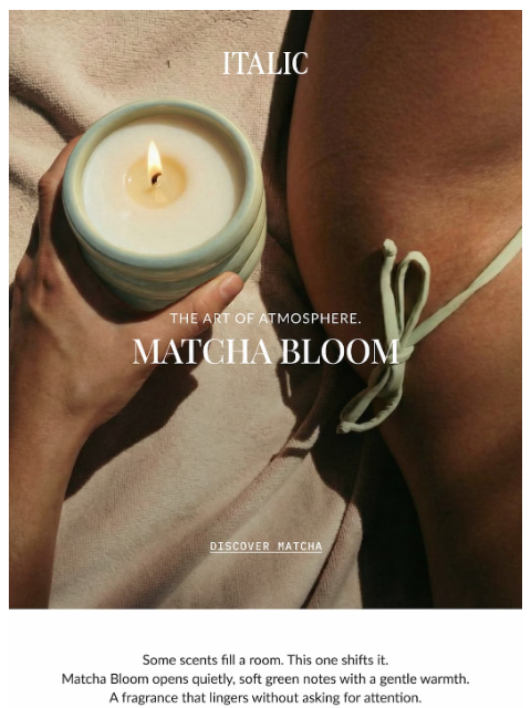 italic newsletter: Found: Your Home’s Signature Scent.