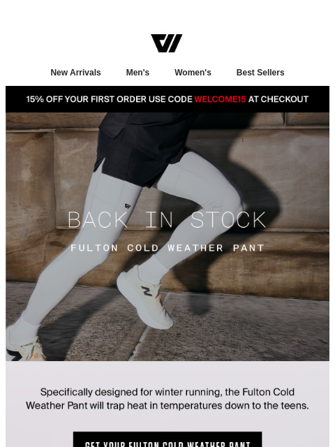 wolaco newsletter: Last Restock | Fulton Cold Weather Pant