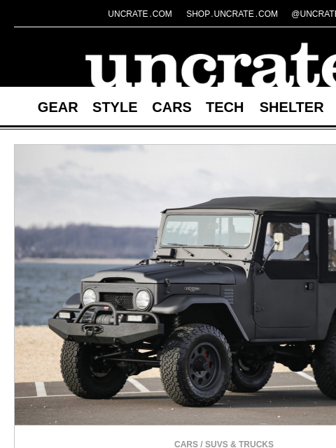 uncrate newsletter: 1971 Toyota Land Cruiser ICON FJ40 & more