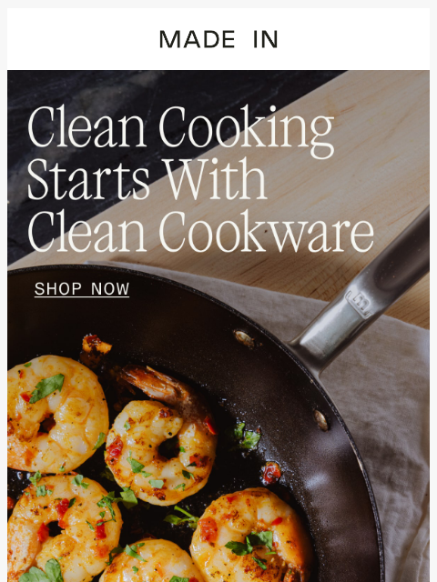 madeincookware newsletter: The Chef's Choice for High-Heat, Natural Cooking �...