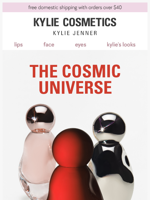 kyliecosmetics newsletter: the cosmic edit 💫