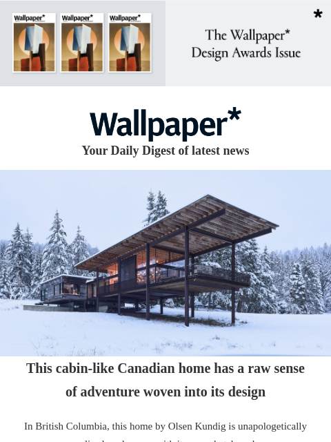 futureplc newsletter: A Canadian island home for adventurers