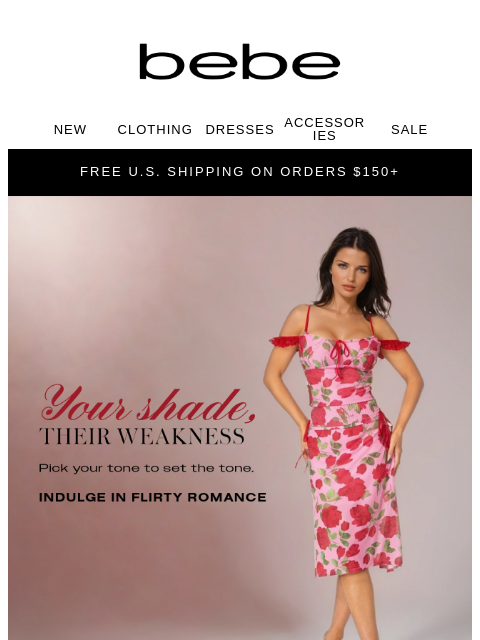 bebe newsletter: Flirt Back In These Stunning Styles