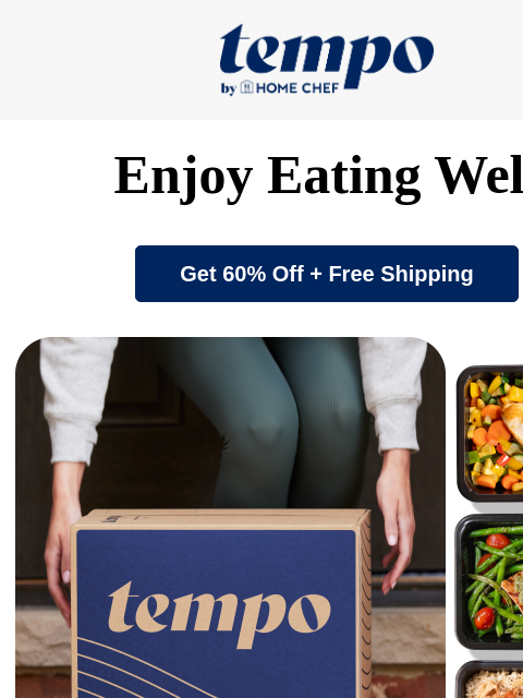 homechef newsletter: Meals that help toward your 2026 goals—it’s Tempo ...