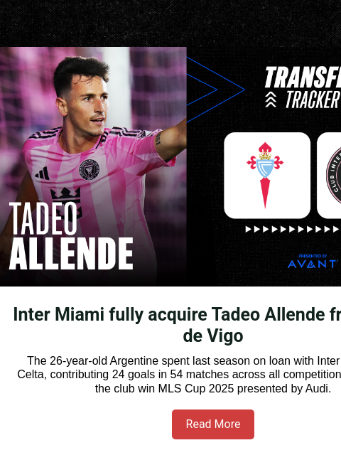 mlssoccer newsletter: MLS Transfer Tracker: Tadeo Allende, Héctor Herrer...