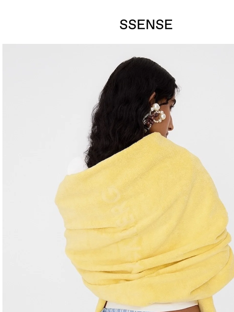 ssense newsletter: Going on Vacation? Here’s What to Wear