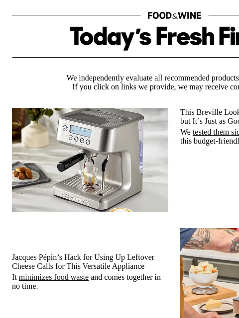 foodandwine newsletter: Jacques Pépin's Clever Hack for Using Up Leftover ...