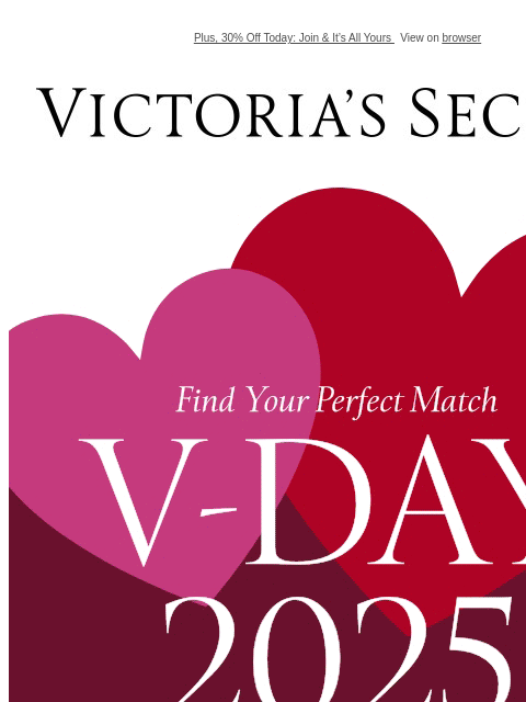 Plus, 30% Off Today: Join & It's All Yours View on browser Victoria's Secret VSCC Available Credit Display images to show real-time content Display images to show real-time content Display