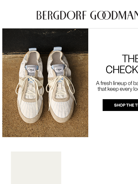 bergdorfgoodman newsletter: Perfect Form: The Ballet Sneaker