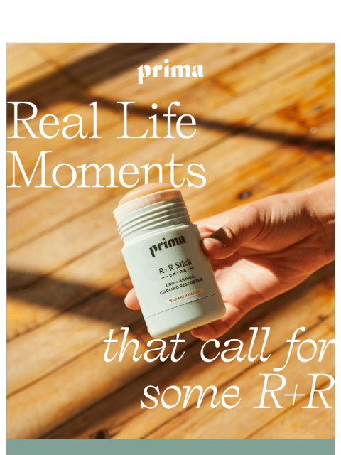 prima newsletter: Say Hello To R+R