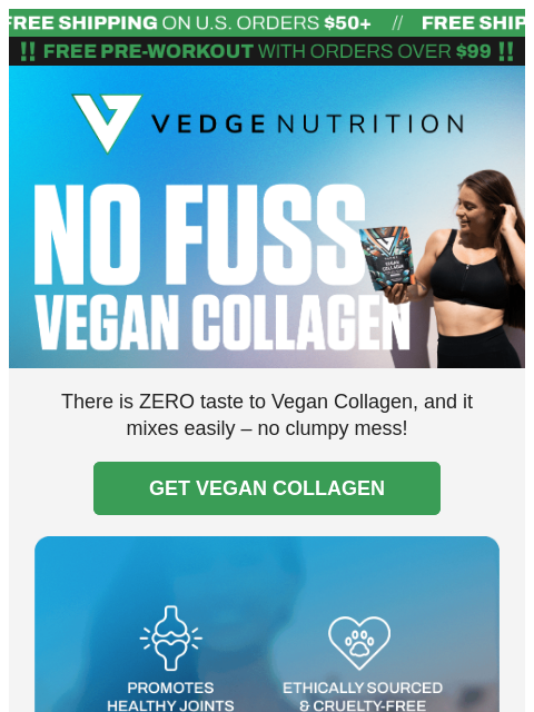 vedgenutrition newsletter: 📞 COLLing All Vegans...