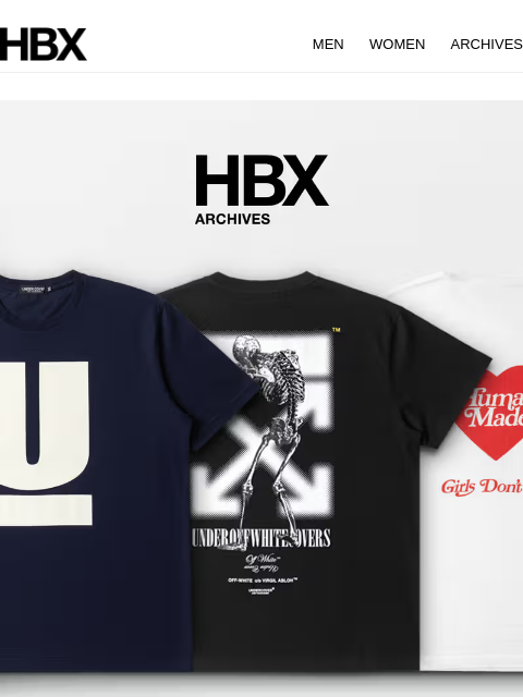 hbx newsletter: HBX Archives Preview: 23 Jan/9AM EST/10PM HKT Rele...