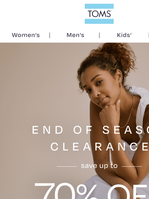 toms newsletter: Up to 70% Off Hundreds of Styles