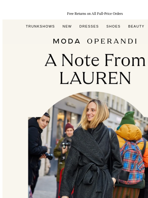 I'm so pleased you're here. Discover the pieces I'm loving most now. Free Returns on All Full-Price Orders TRUNKSHOWS NEW DRESSES SHOES BEAUTY HOME Moda Operandi Intro from LSD Orbit 14K