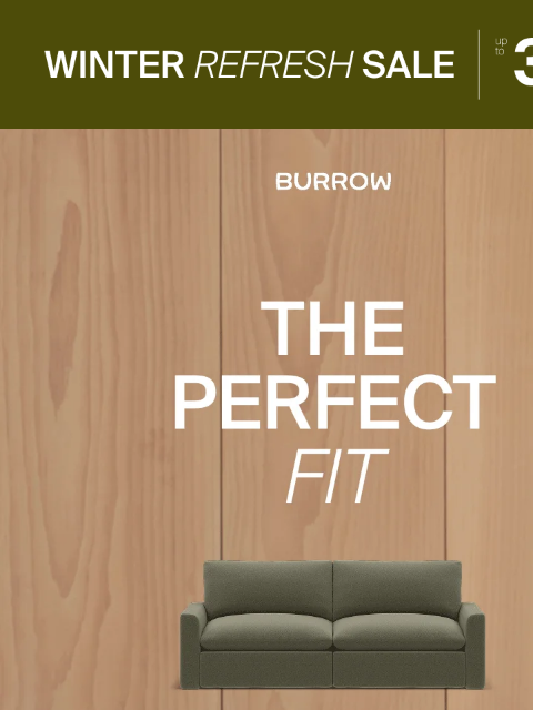 burrow newsletter: Save up to 35% on modular seating