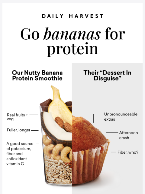 daily-harvest newsletter: Meet the better banana option