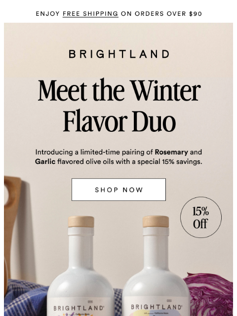 brightland newsletter: It might be frosty out there...