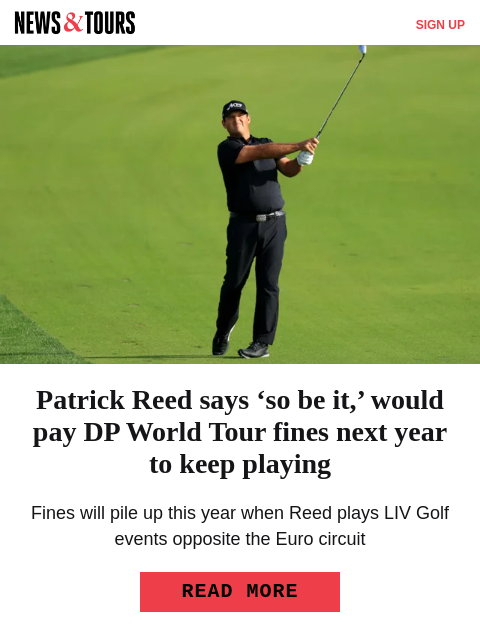 golfdigest newsletter: Teen comes agonizingly close to PGA Tour history